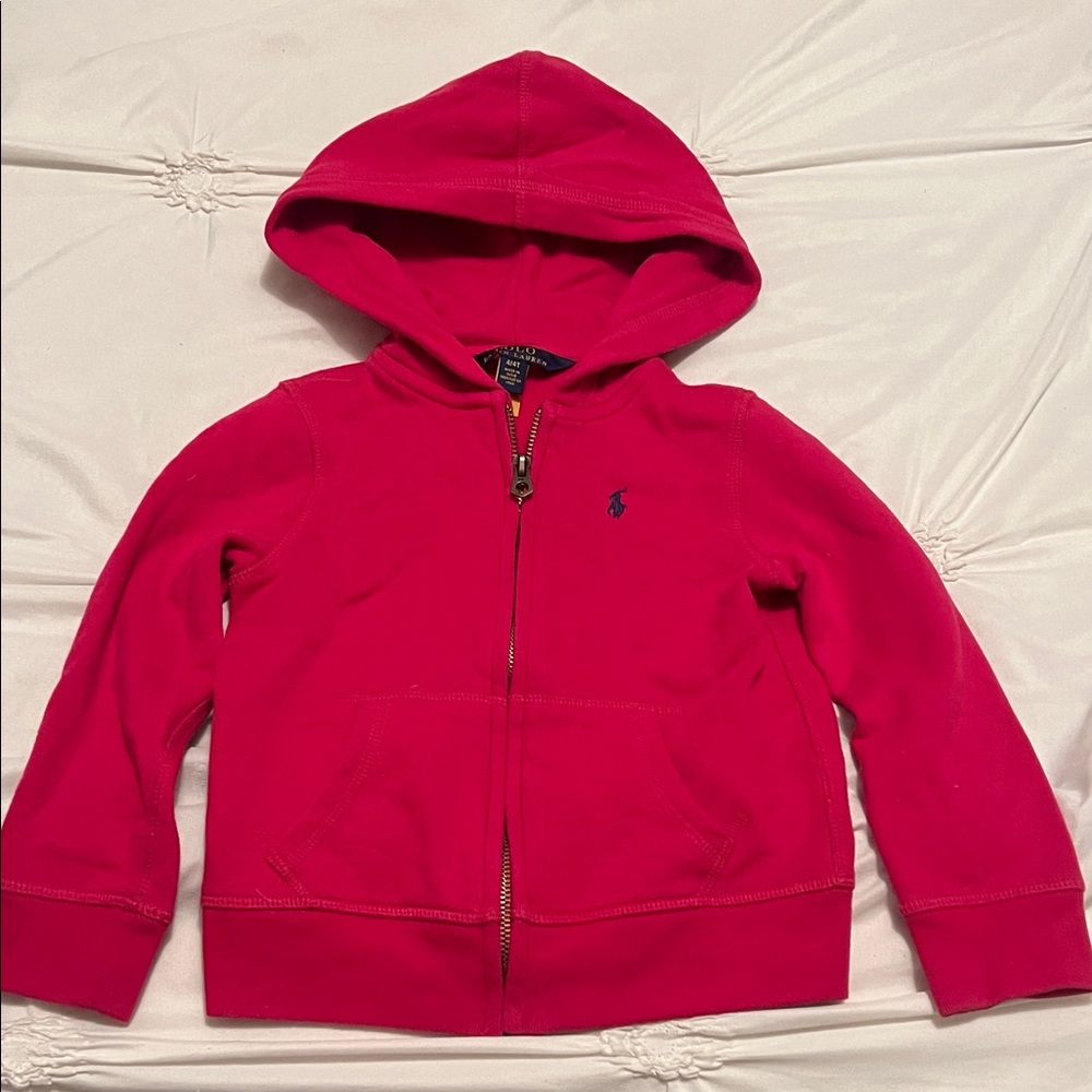 Polo by Ralph Lauren Kids' Bright Pink Hoodie
